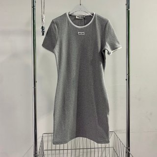 Unreleased Miu Miu Cotton Boucle Dress Replica mym92249