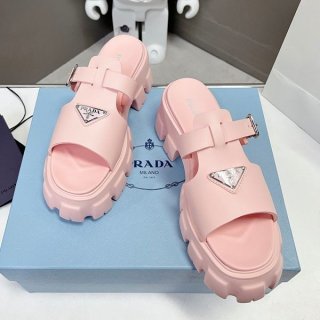 Rare Prada Replica Monolith Foam Rubber Sandals PUV94045
