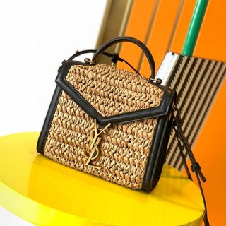 High Quality Yves Saint Laurent Mini Cassandra Basket Bag Replica Raffia Sap93820