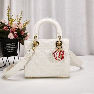 Lady Dior handbag copy shoulder bag lambskin dez87734