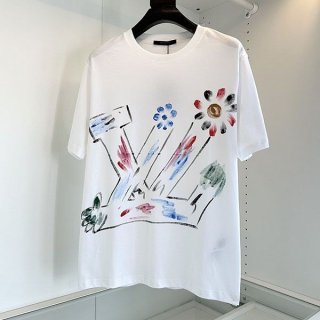 Louis Vuitton T-shirt graphite copy vuw03408