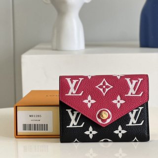 Love at first sight? Arrives immediately☆? Louis Vuitton Portefeuille Victorine fake wallet bicolor M81285
