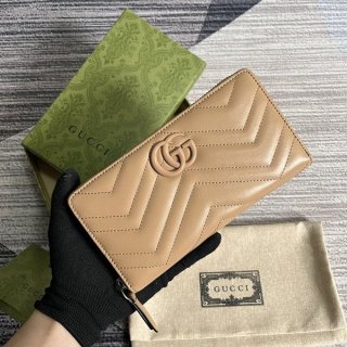 Super popular Gucci GG Marmont replica long wallet guy06617