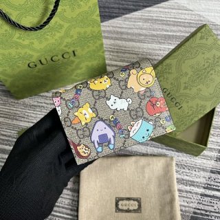 High quality Gucci GG Supreme replica compact wallet [Popular item] gun34312