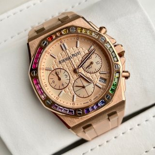 Love at first sight? Audemars Piguet replica watch Royal Oak Diamond Chrono 37mm 26236OR.YY.D085CA.01
