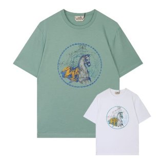 [Rare? Cool] Hermes T-shirt copy in 2 colors erw12324