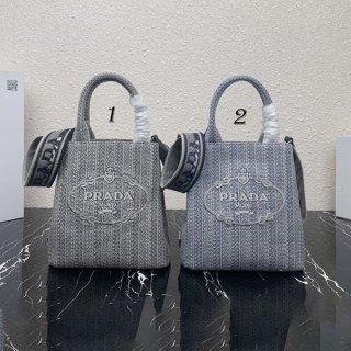 No.1 Popular Prada Embroidered Handbag Replica 2 Colors puc63578