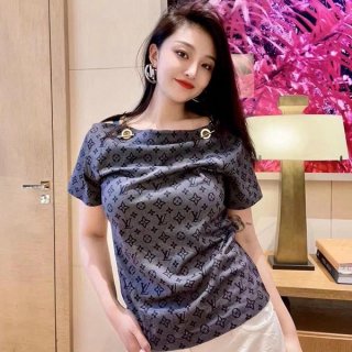 ☆Louis Vuitton Replica☆ Reverse Monogram Mahina Motif T-Shirt 1ABCC7