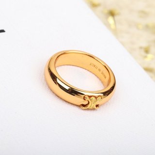 Rare Celine Triomphe Ring Replica Gold Ceh48739