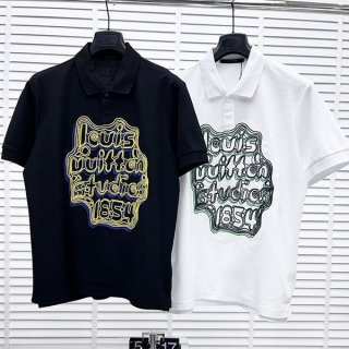 Luxury brand Louis Vuitton cotton crew neck T-shirt replica vuw94493