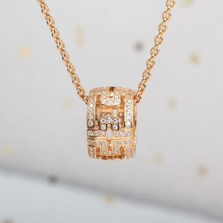 Bulgari Replica Parentesi Openwork Small Band Necklace Bue65423