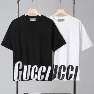 Cheap Balenciaga Gucci collaboration logo T-shirt copy with tracking bar12462