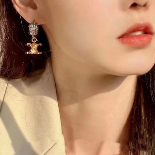 Stylish and cute Celine Triomphe earrings replica Cex40579