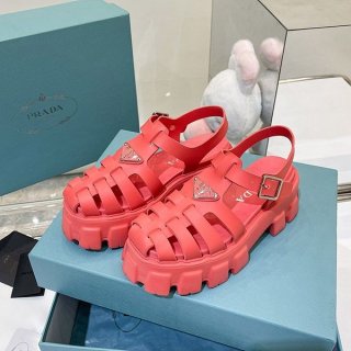 Prada Monolith Foam Rubber Sandals Replica 1X853M