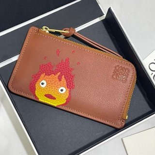 ☆Super popular☆Loewe x Howl's Moving Castle Replica Coin & Card Holder lof82251