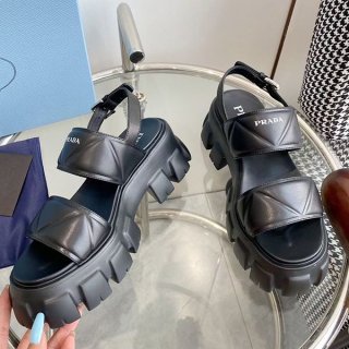 No.1 popular Prada nappa leather sports sandals replica shoes pus98576