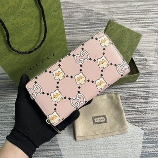 Cute Gucci Diana replica Jumbo GG zip around wallet guv35591