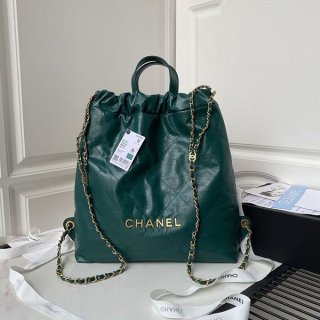 Chanel 22 handbag replica shiny calfskin shz60388