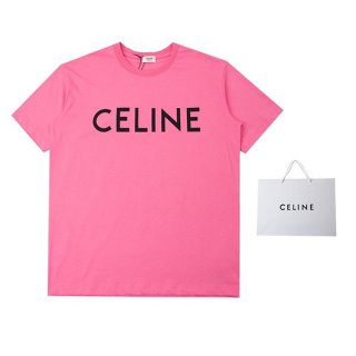 Celine T-shirt, cheap, unisex, loose, logo print, Ceh33343