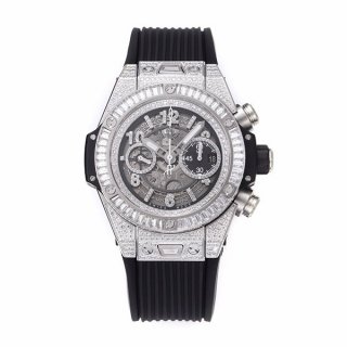 Hublot Big Bang Replica Unico Titanium White Pavé hua05724