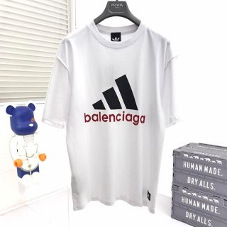 Very popular collaboration ★ Balenciaga x Adidas fake oversized T-shirt bat06558