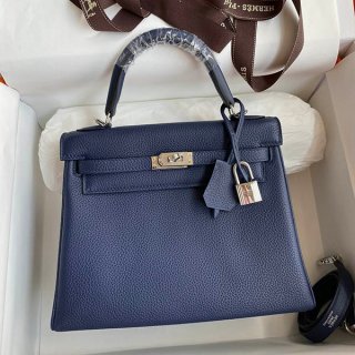 Featured★Hermes Kelly Replica 25cm Inner Stitching Touch Silver Hardware erb28569