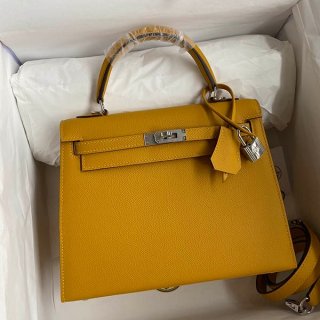 Hermes Replica Kelly 25cm Outside Stitching Epson Silver Hardware erh01718