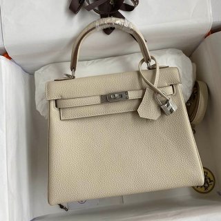Hard to find Hermes replica Kelly 25cm with inner stitching, touch and silver hardware erg96683