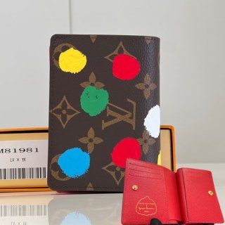 Rare Louis Vuitton LV x YK Portefeuille-Loup Wallet Replica M81981