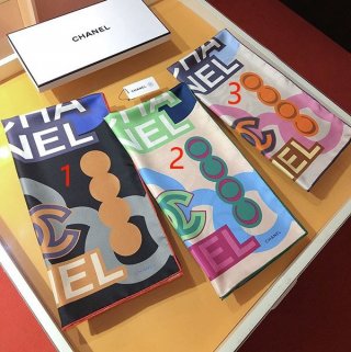 New color ☆ Rare Chanel silk scarf replica ero52080