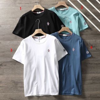 Moncler Cotton Jersey Crew Neck Logo T-Shirt Replica moj56475