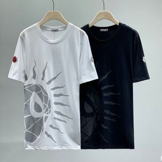 n-grade recommended Moncler logo print T-shirt copy mog43951