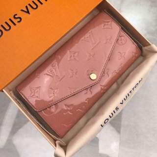 Very popular Louis Vuitton replica Vernis zipper long wallet vuh24004