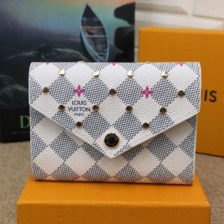 Classic Louis Vuitton mini wallet Portefeuille Victorine fake M64614