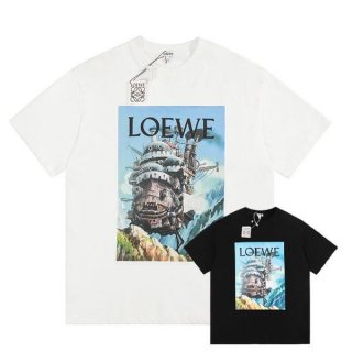 ★Japan!! Popular! Loewe Anagram Print T-shirt Replica loa38175