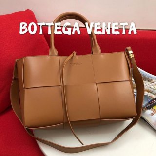 Rare Bottega Veneta Zaarco Replica Tote Amber BOV70035