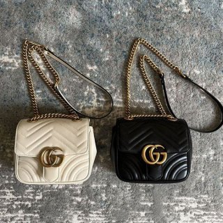 Fake Gucci GG Marmont Quilted Mini Bag loved by many celebrities guk41824