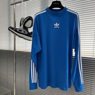 Perfect gift: Balenciaga x Adidas fake logo oversized long sleeve T-shirt bav61524