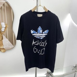 Boutique? Adidas x Gucci Cotton Replica T-shirt gul99522