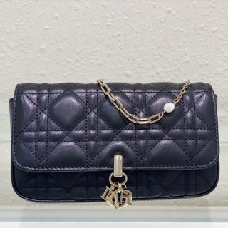 Quick delivery Dior phone pouch replica LADY Dior lambskin dex14139