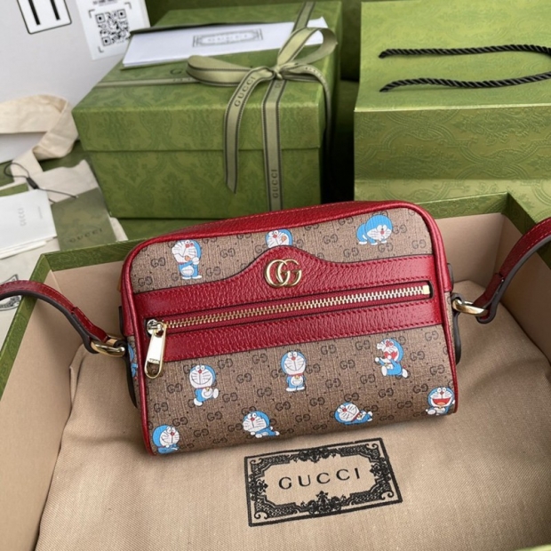 No.1 Popular Doraemon x Gucci Mini Shoulder Bag Copy 647784 2TUBG 8580