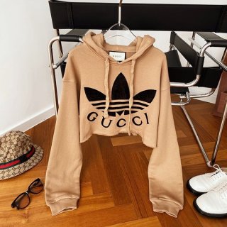 ★Japan!! Popular! Adidas x Gucci short hoodie copy gur12833