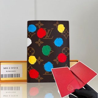 ★Safe shipping with tracking Yayoi Kusama collaboration Louis Vuitton fake Couverture Passport NM M81994