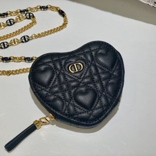 Popularity is rising fast Dior CARO chain strap heart-shaped pouch dez87943