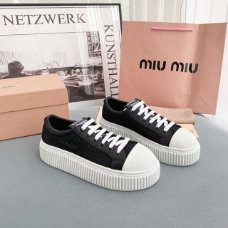 Extremely rare! Miu Miu mesh platform sneakers replica myy27829