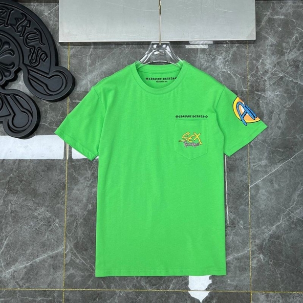 Hard to find high quality???Chrome Hearts Cross T-shirt copy★ Kuj74398