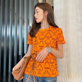 Hard to find! Hermes printed T-shirt copy err18050