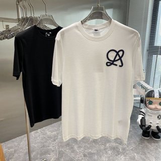 Free shipping Loewe T-shirt replica short sleeve cotton anagram logo 2 colors lod11502