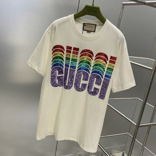 Classic Gucci embroidered cotton T-shirt guy62085