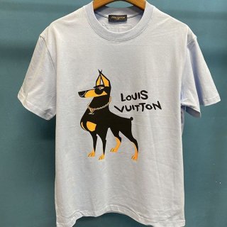 Convenient Louis Vuitton short sleeve cotton logo T-shirt replica vue75994
